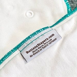 Buttons Diaper Cotton Diaper Nighttime Inserts for Cloth Diaper Covers